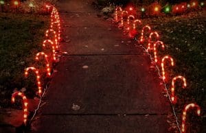 Decorated Walkway